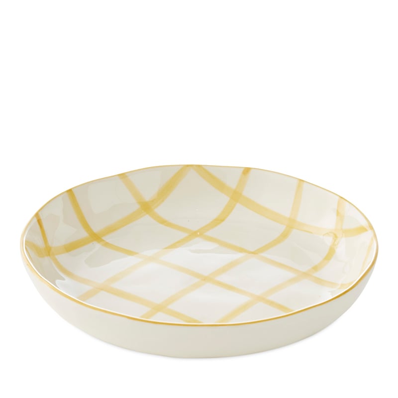 Charli Yellow Check Servingware