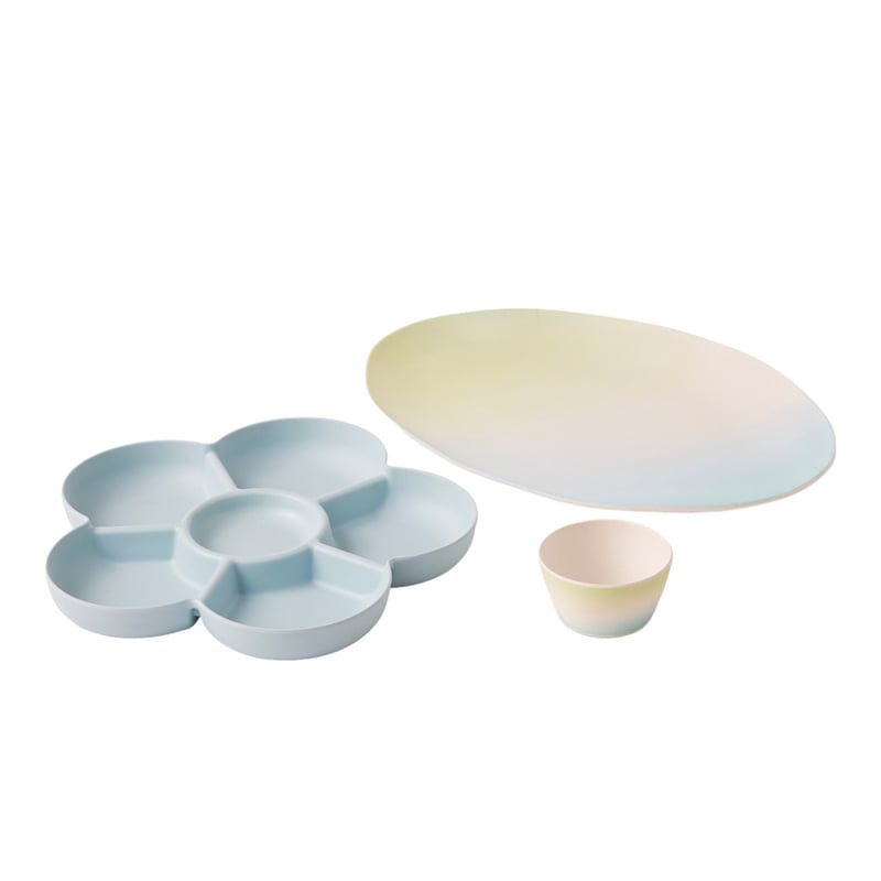 Ombre Ocean Bamboo Servingware