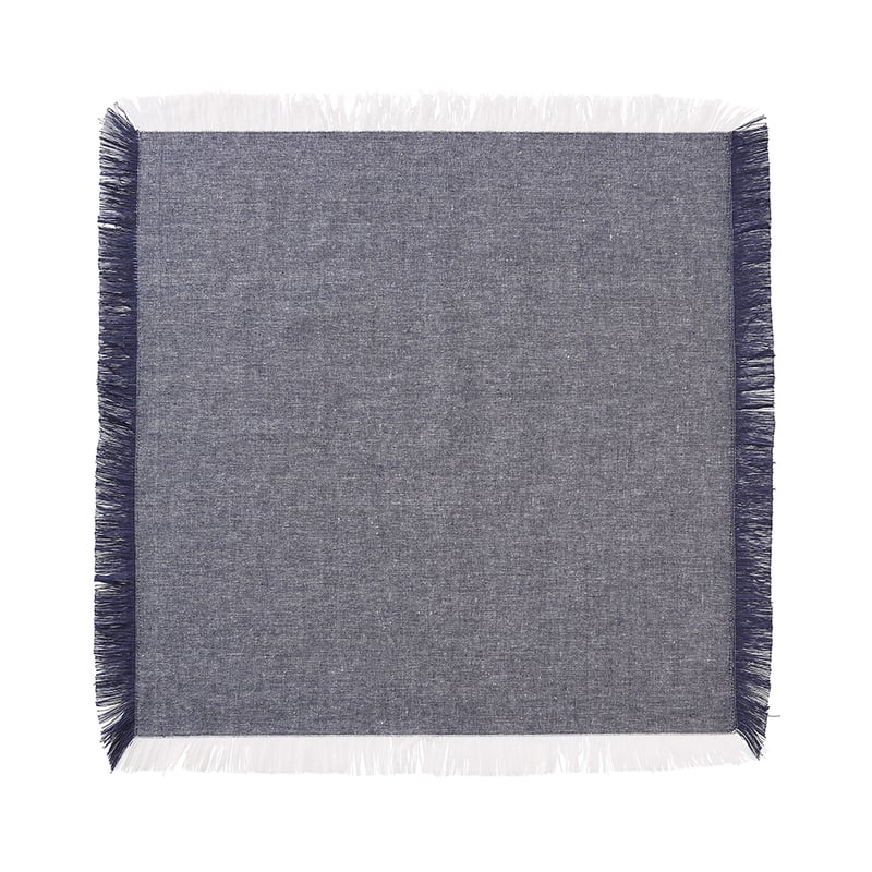 Hudson Denim Chambray Fringe Napkin 2 Pack