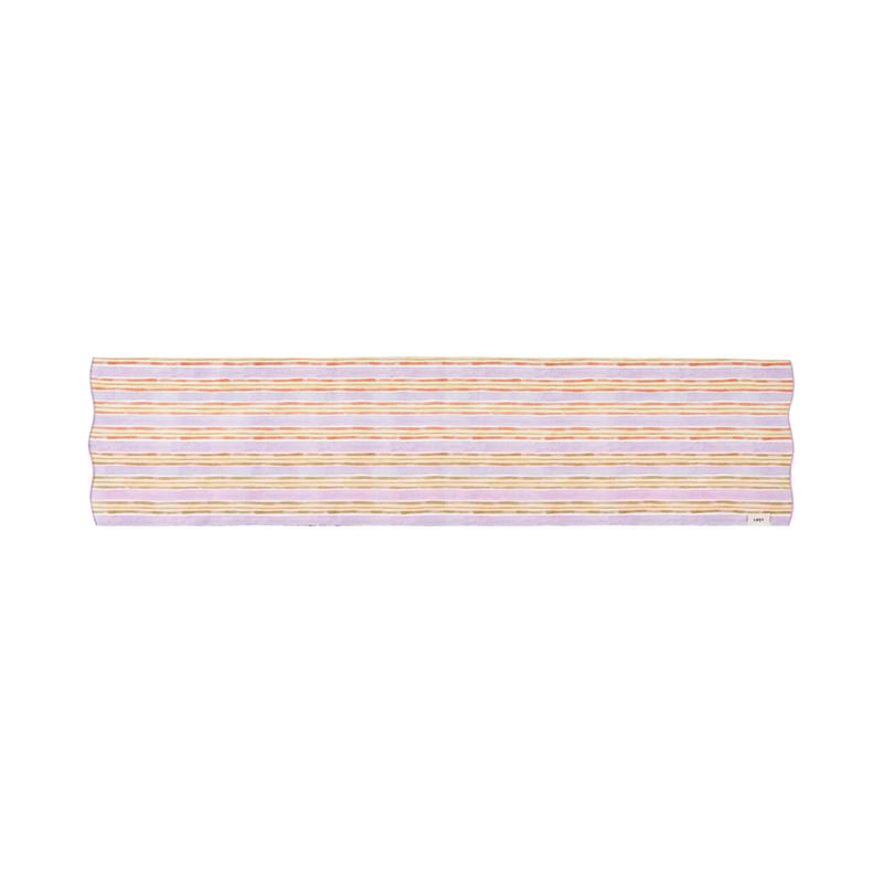 Summer Sorbet Floral & Stripe Table Runner
