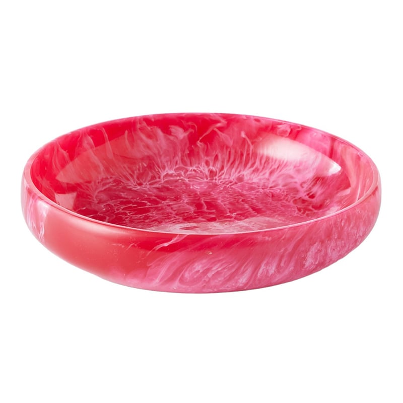 Calypso Raspberry Resin Medium Serving Bowl
