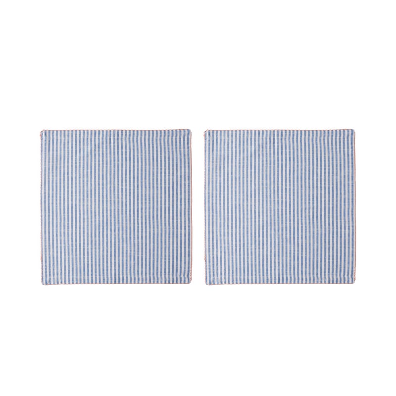 Seville Blue Stripe Napkins Set of 2