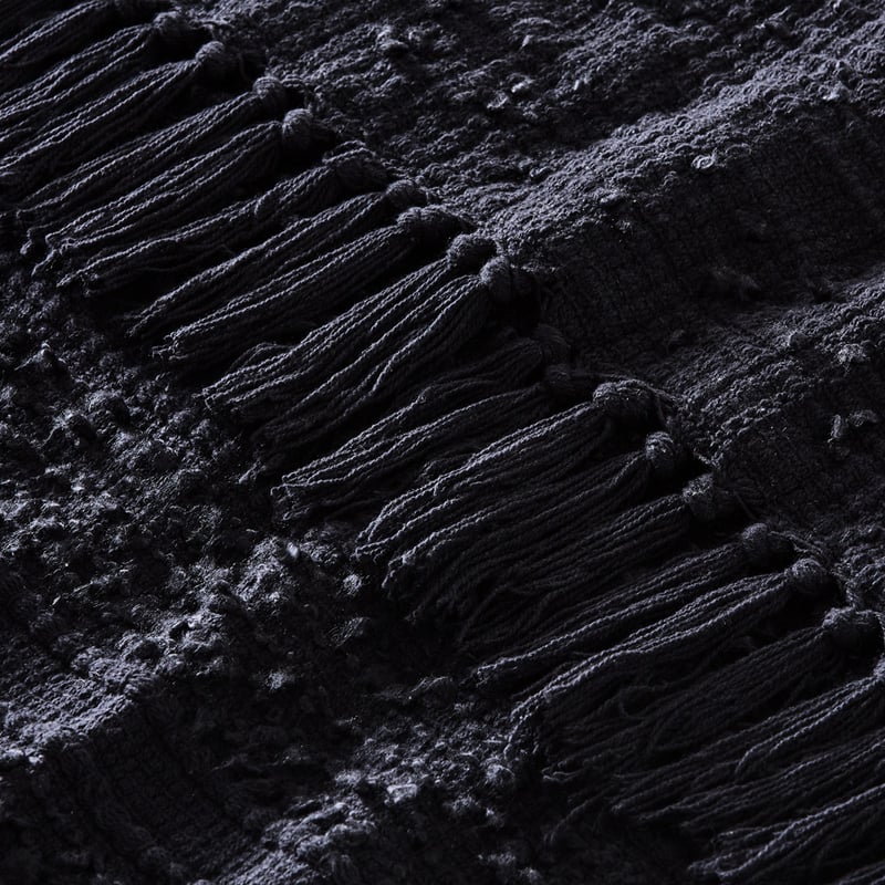 Somerset Black Throw