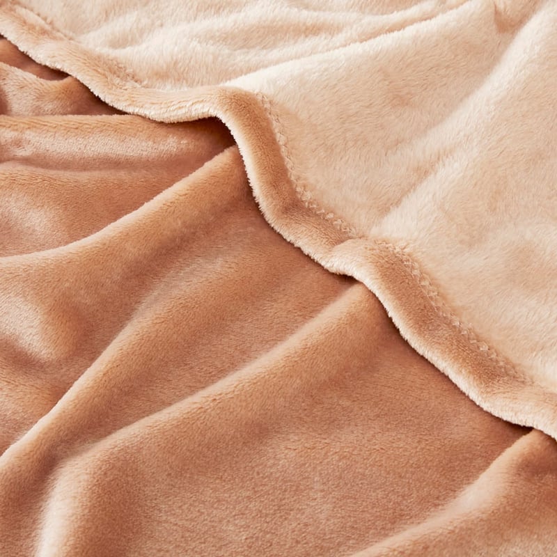 Aspen Hazelnut Fleece Blanket