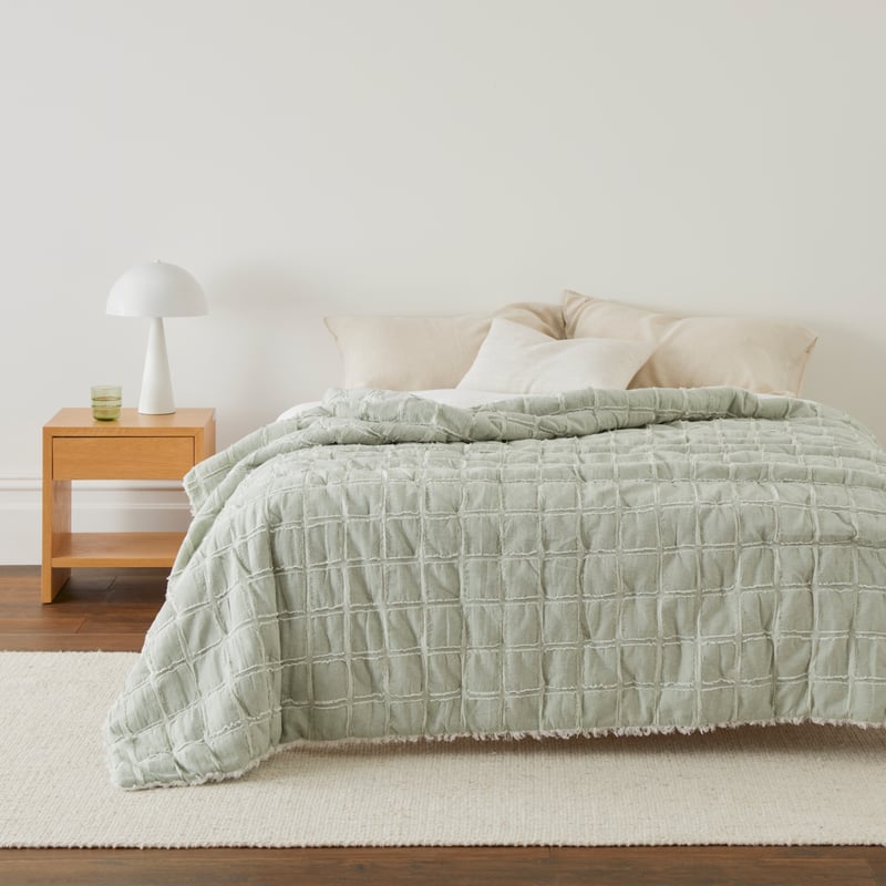 Pasquale Soft Green Blanket