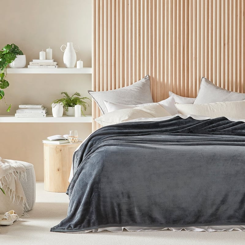 Ultrasoft Coal Blanket