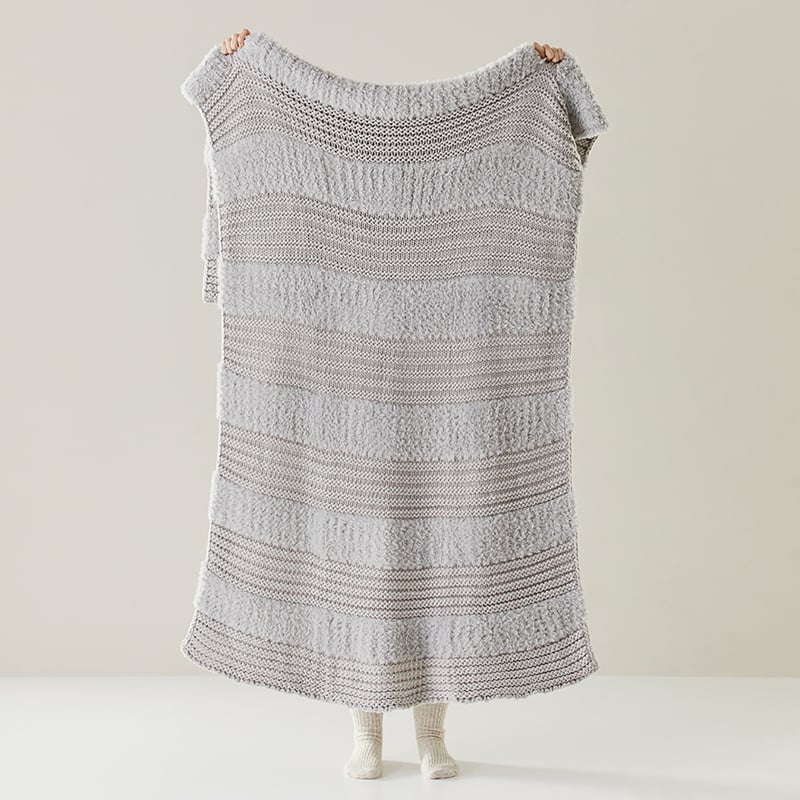 Kirby Grey Stripe Throw
