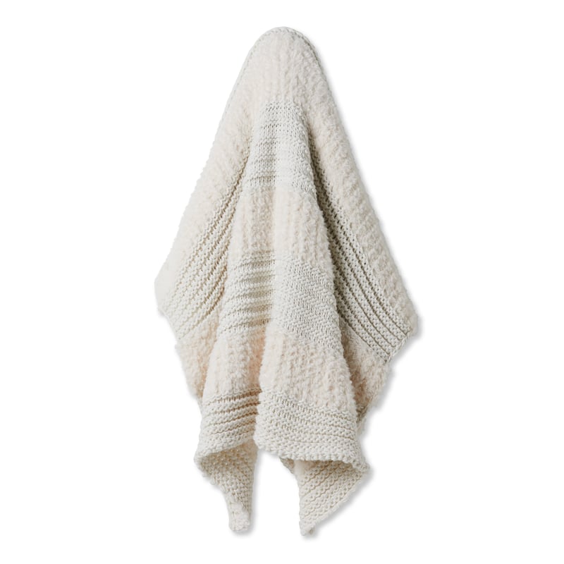 Kirby White Stripe Throw