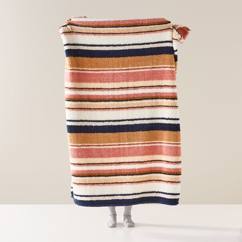 Cloud Winter Stripe Throw