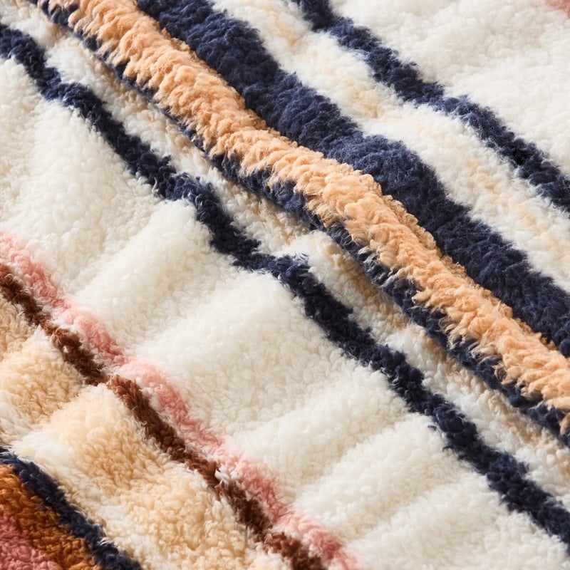 Cloud Winter Stripe Throw
