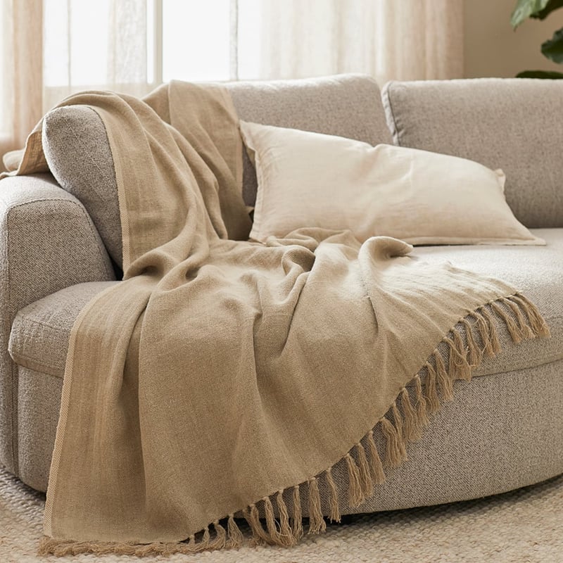 Kenzie Deep Natural Throw
