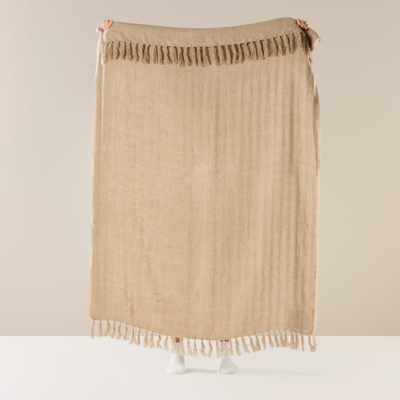 Kenzie Deep Natural Throw