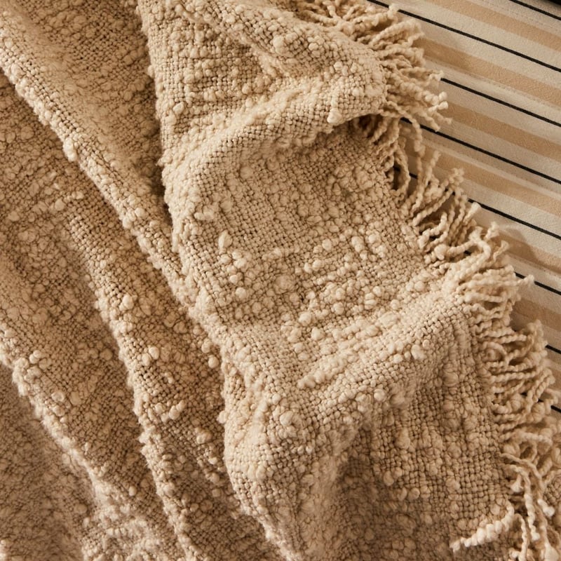 Leiden Natural Boucle Throw