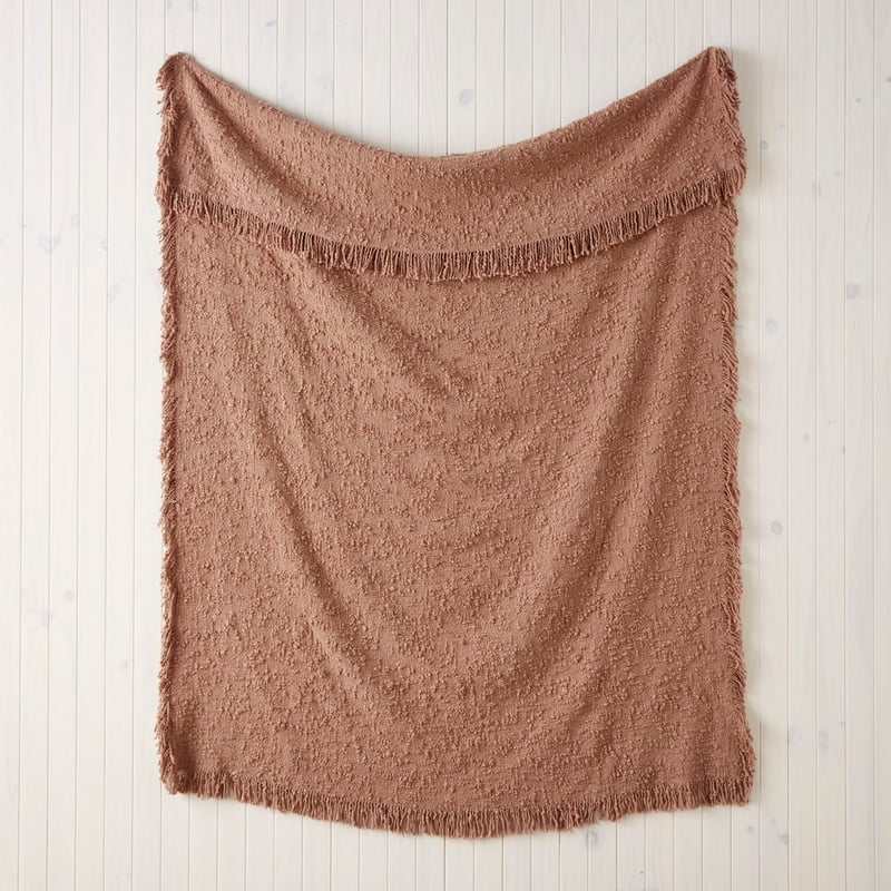 Leiden Caramel Boucle Throw