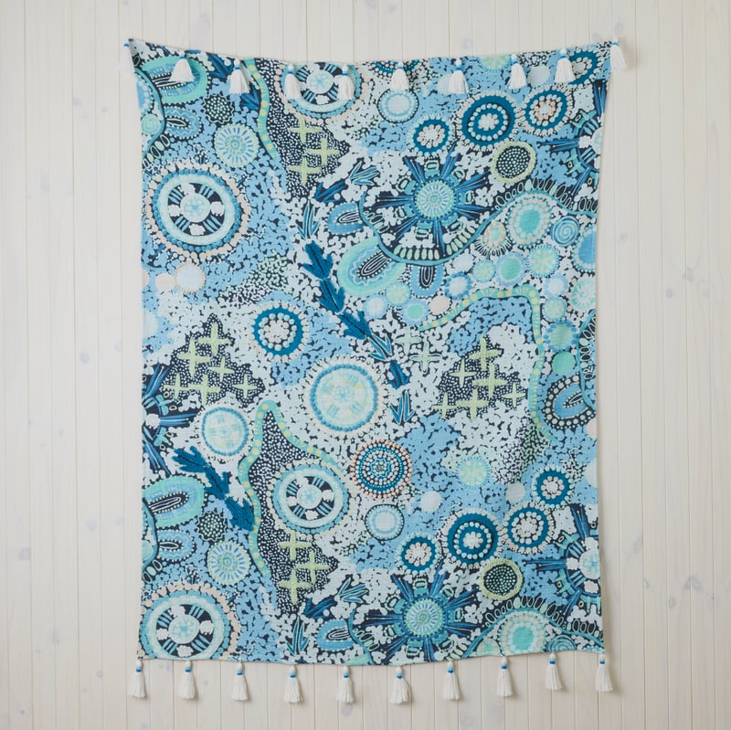 Cungelella Kalkatungu Throw