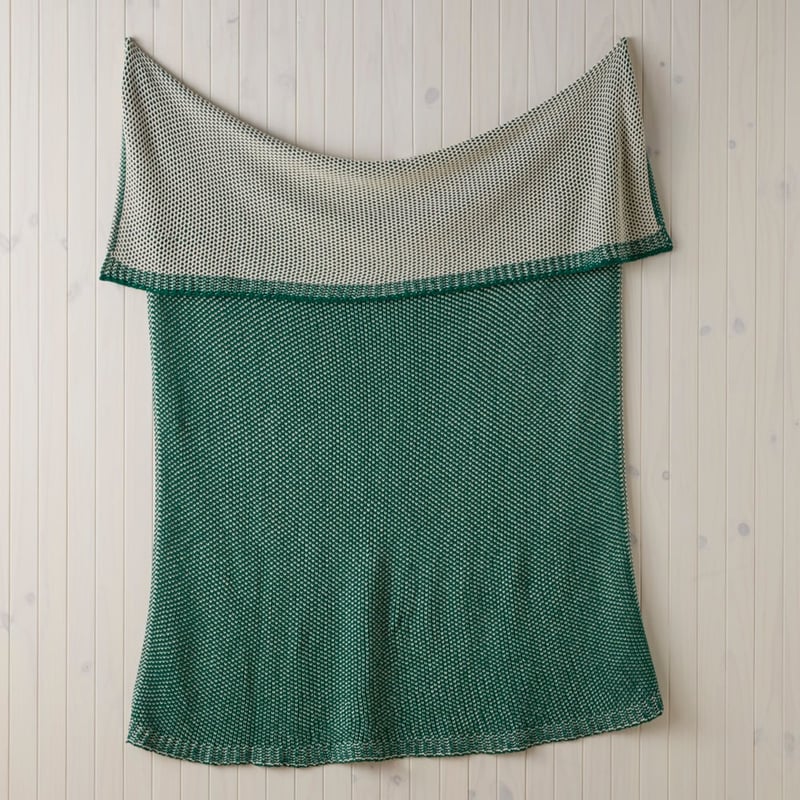 Gwen Emerald Knit Throw