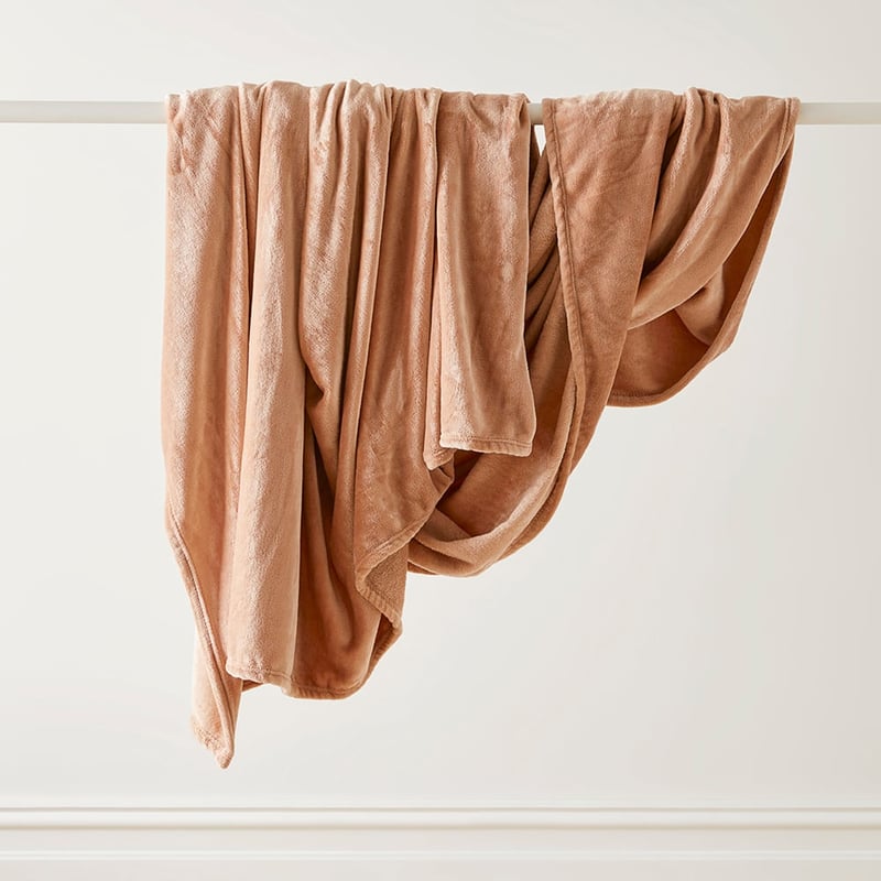 Aspen Hazelnut Fleece Blanket