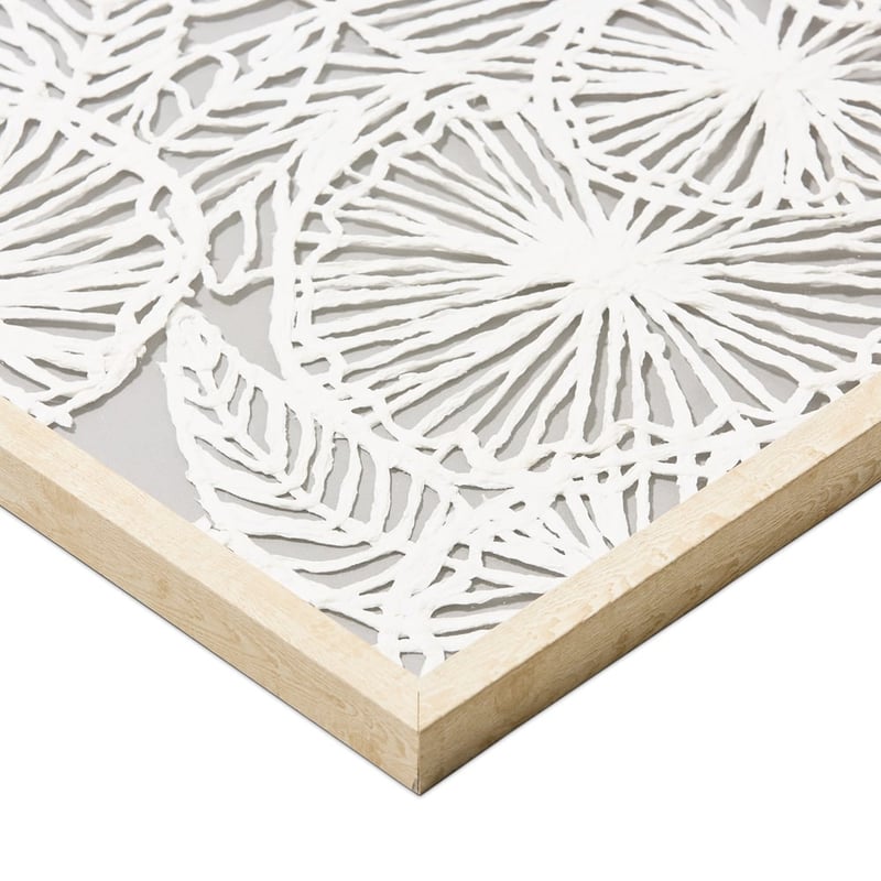 Madison Flowers & Leaves Paper Wall Art 