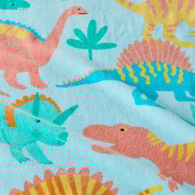 Kids Beach Summer Dinos Printed Towel