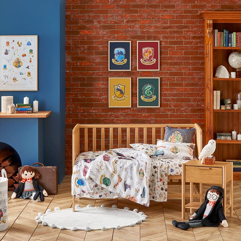 Warner Bros Harry Potter White Hogwarts Quilt Cover Set 