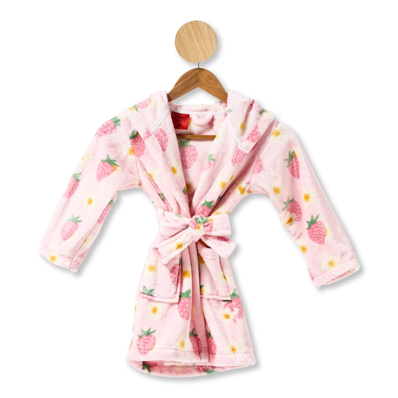 Kids Ultra Soft Strawberry Daisy Dressing Gown