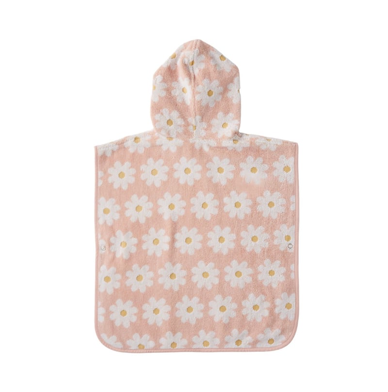 Daisy Floral Hooded Baby Bath Towel