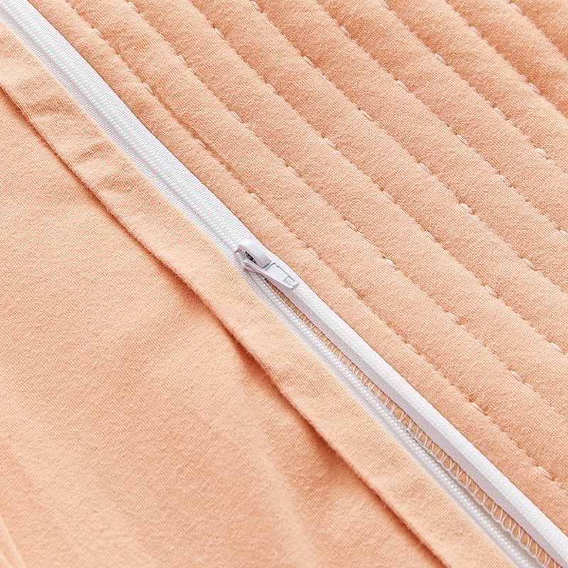 Boston Clay Jersey Quilted Cot Quilt Cover Set