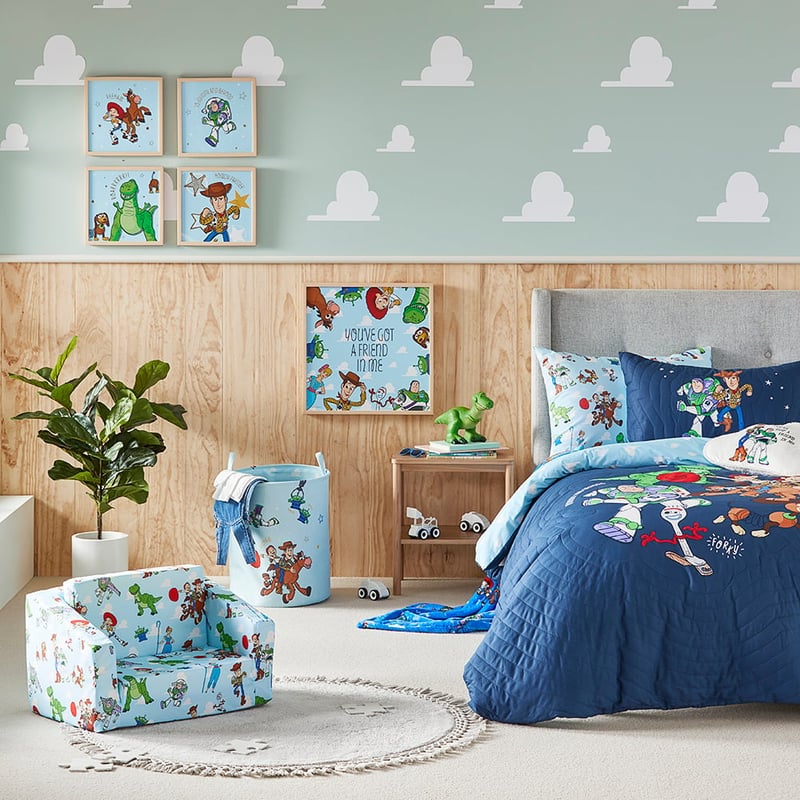 Disney Pixar Toy Story Navy Friend In Me Quilted Quilt Cover Set