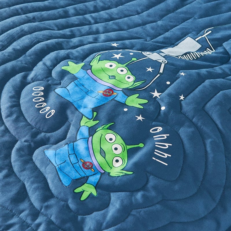 Disney Pixar Toy Story Navy Friend In Me Quilted Quilt Cover Set
