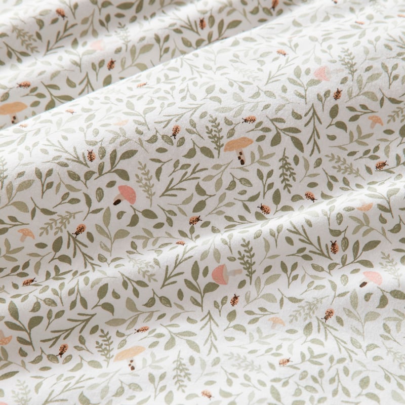 Little Bear & Friends Natural Jersey Cot Quilt Cover Set 