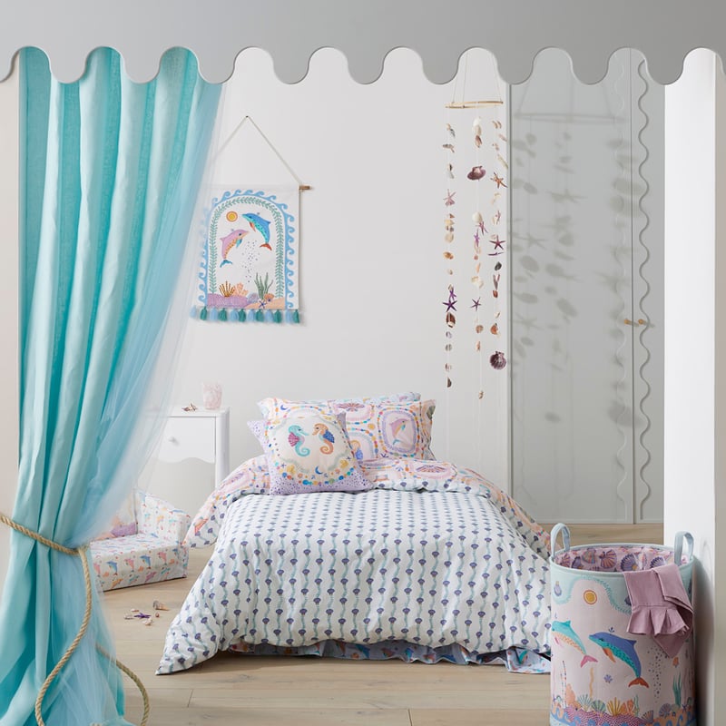 Karina Jambrak Mermaids Treasure Sandy Pink Quilt Cover Set