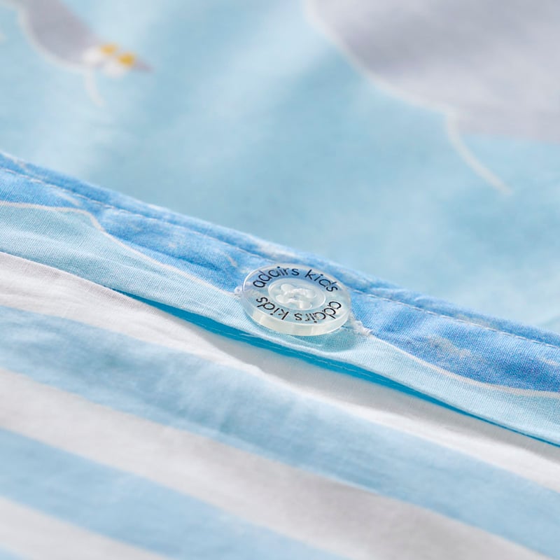 Ships Of The World Light Blue Quilt Cover Set