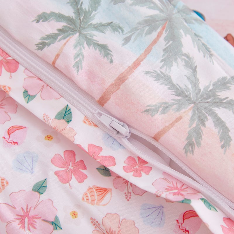 Disney Moana Loves The Sea Sunset Quilted Cot Quilt Cover Set