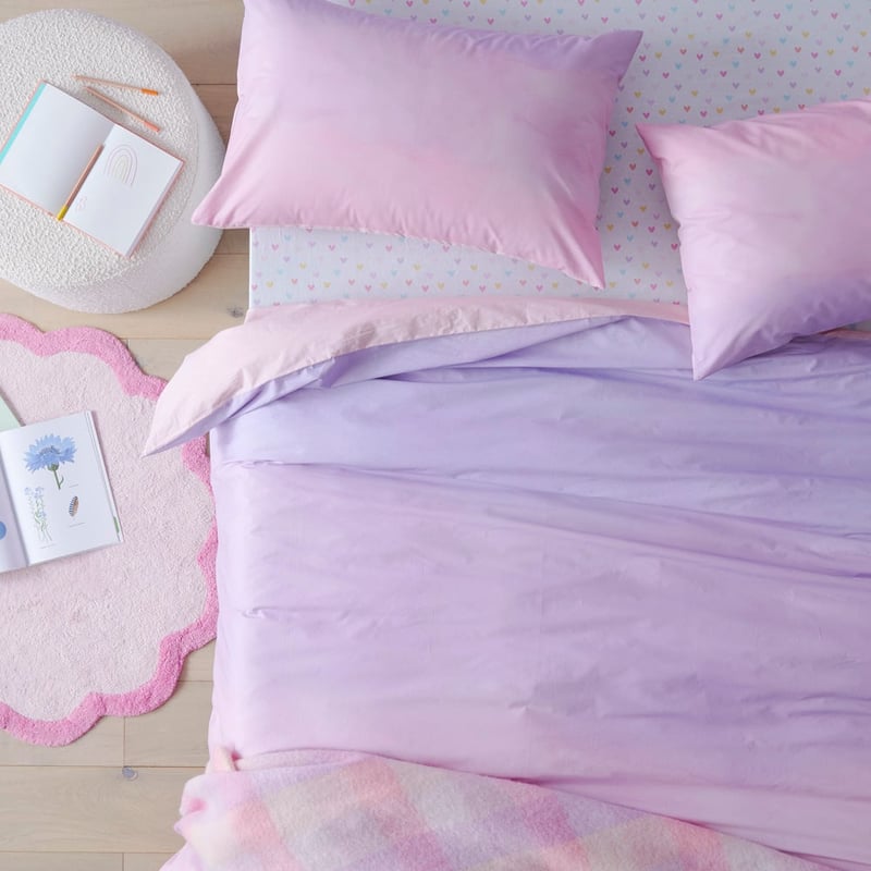 Sammie Ombre Pink Quilt Cover Set
