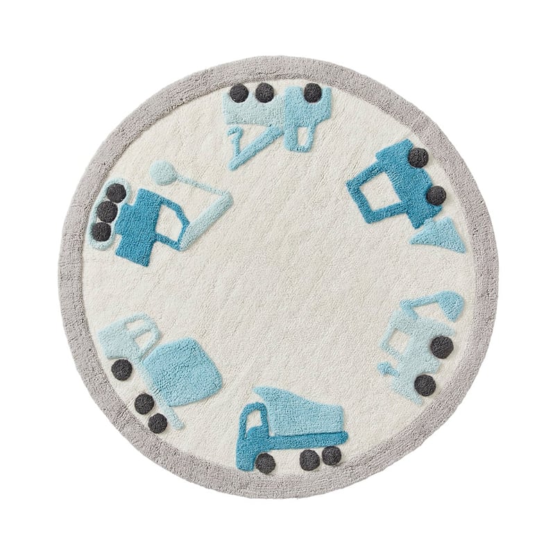 Construction Zone Decorative Rug