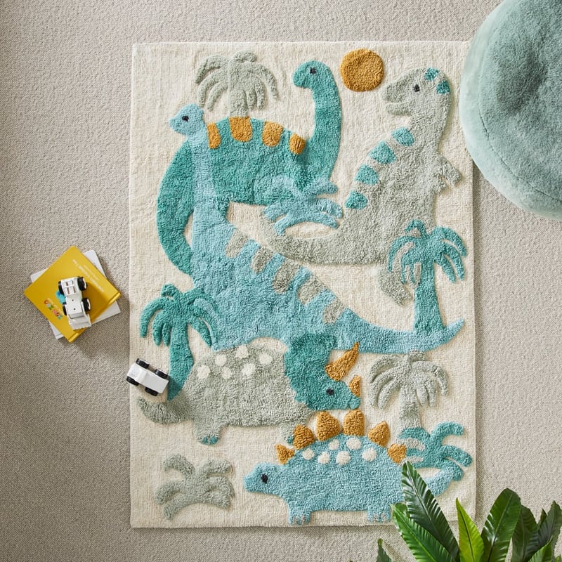Adairs Kids - Dino Explore Decorative Rug | Adairs