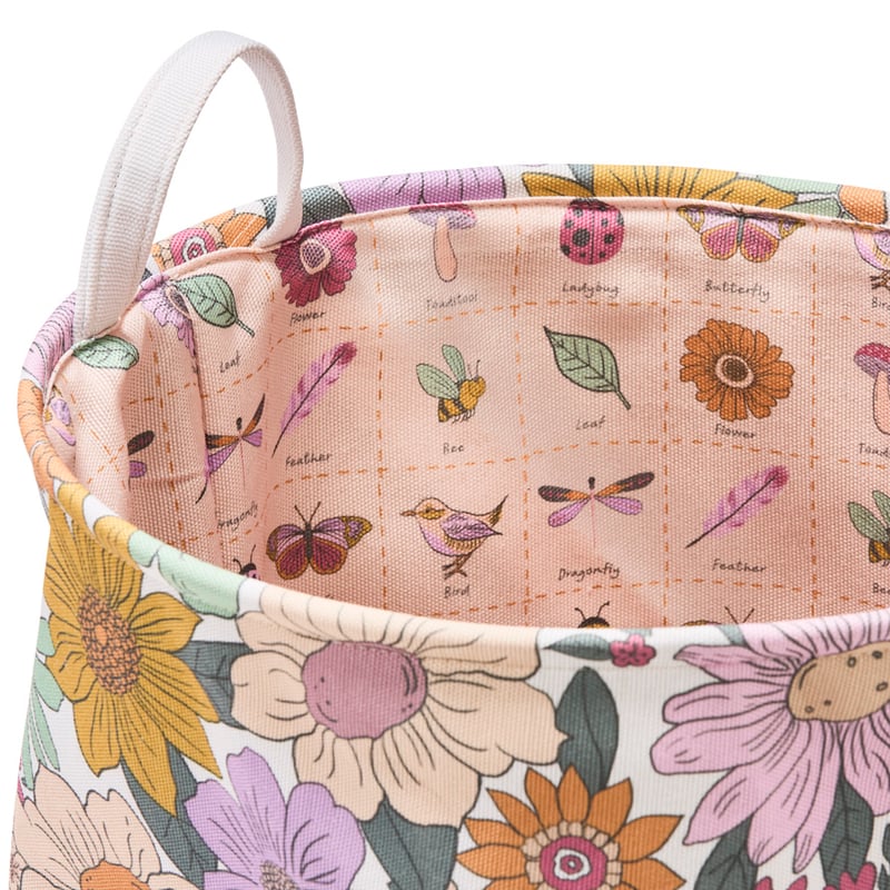 Farrah Floral Designer Printed Basket