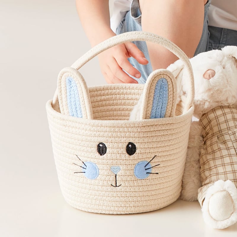 Bunny Blue Bunny Basket