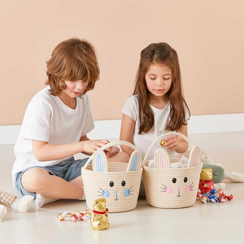 Bunny Pink Bunny Basket