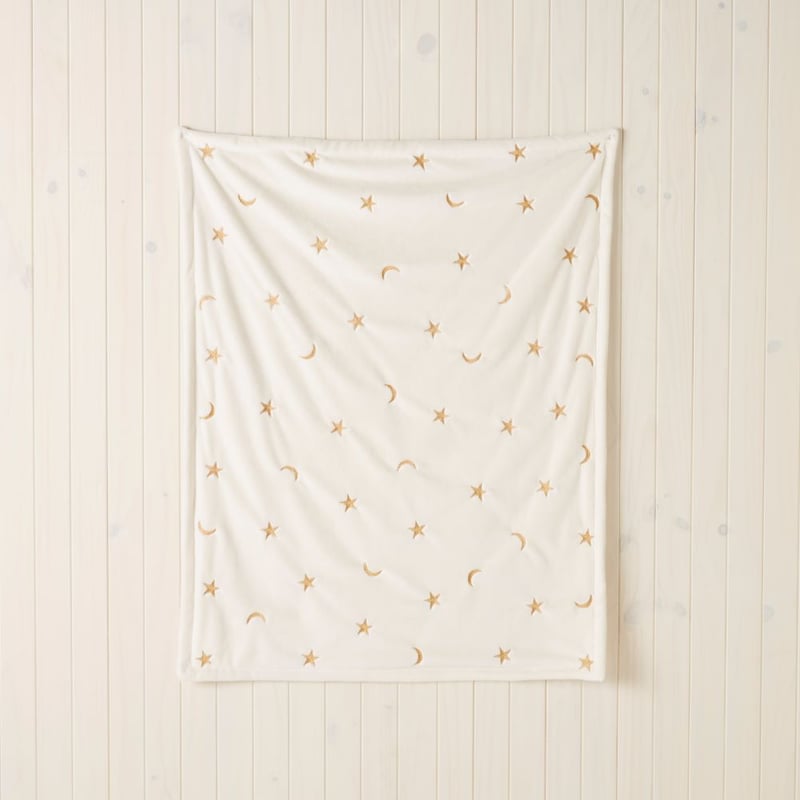 Soft Snuggle Cloud Night Sky Baby Blanket