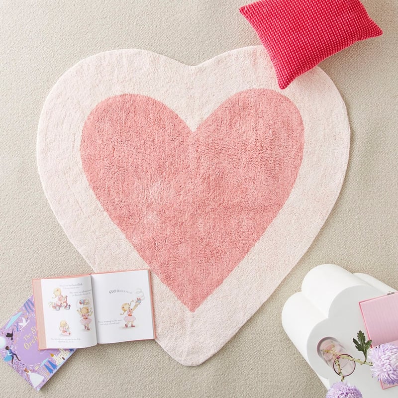 Decorative Hearts Rug