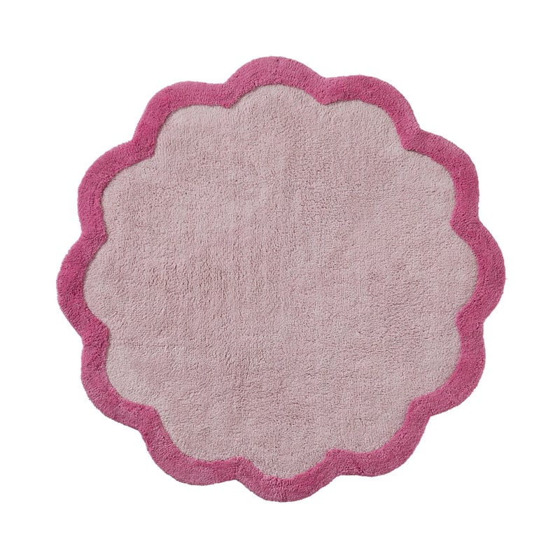 Reece Pink Scallop Rug