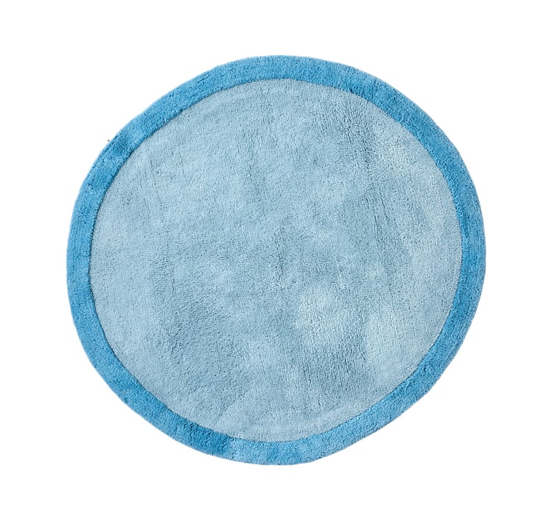 Reece Pale Blue Round Rug