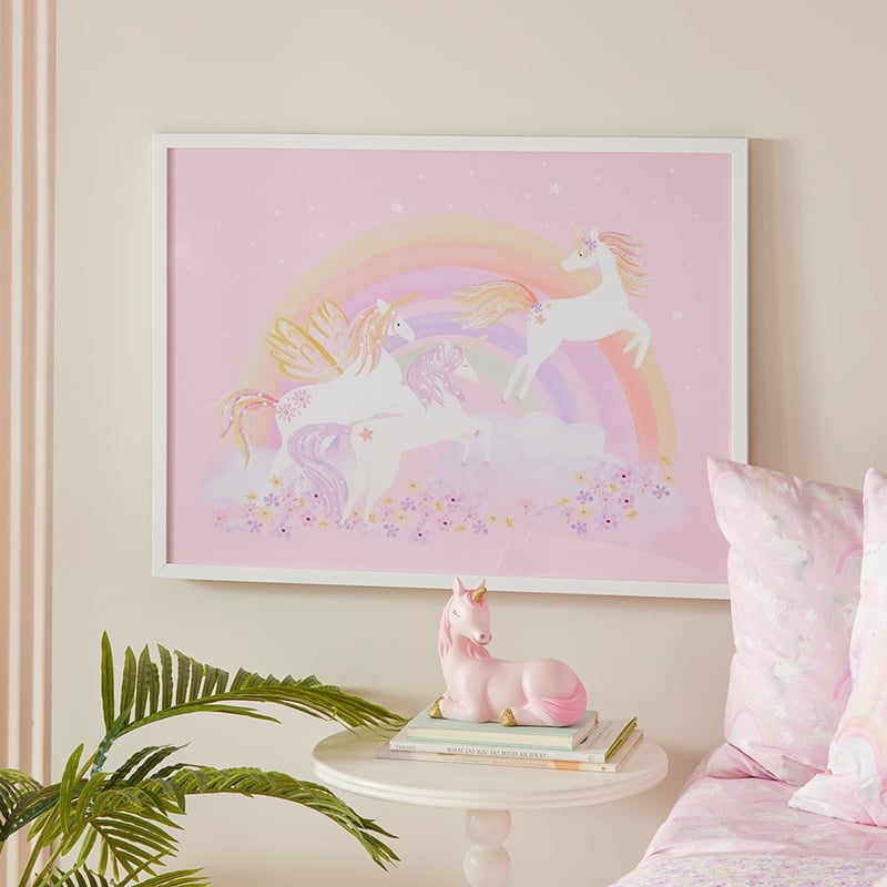 Unicorns and Rainbows Wall Art