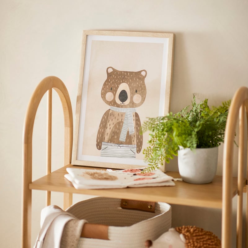 Nursery Wombat Buddy Wall Art