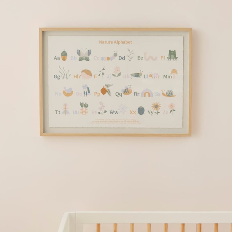 Nursery Pure Nature ABC Wall Art
