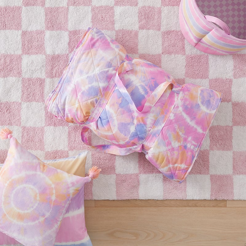 Sleepover Bubblegum Tie Dye Sleeping Bag