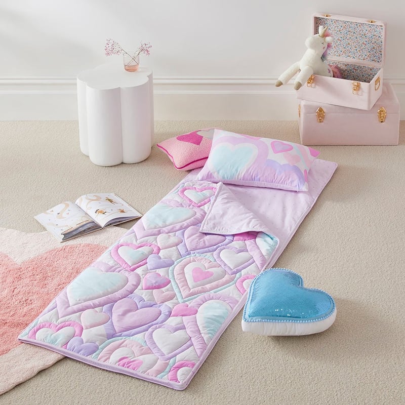 I Heart You Co-ordinating Sleeping Bag