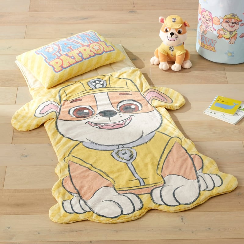Paw Patrol Rubble Shaped Sleeping Bag