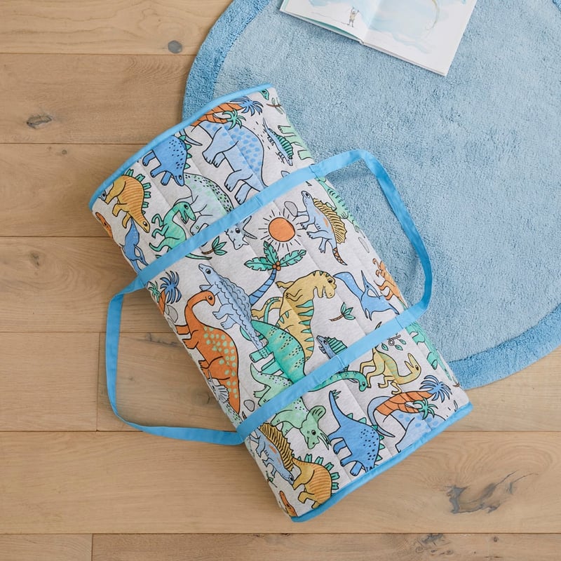 Jersey Happy Little Dinos Quilted Sleeping Bag